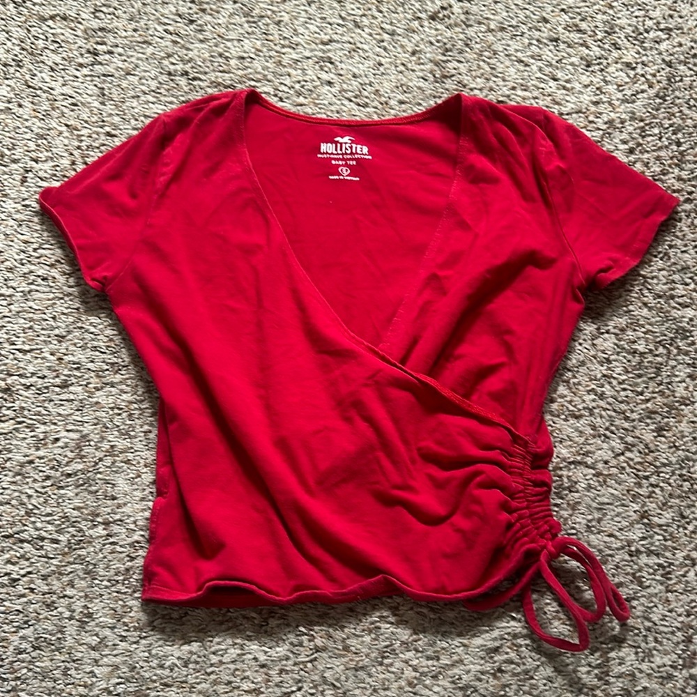 Hollister Red baby tee